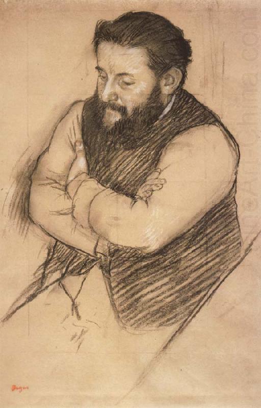 Studo for Diego Martelli, Edgar Degas